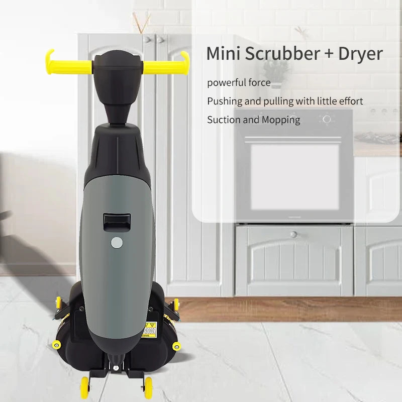 JMT-028874 Portable Commercial Floor Scrubber and Vacuuming Machine SBN-MINI for Effective Mopping and Cleaning