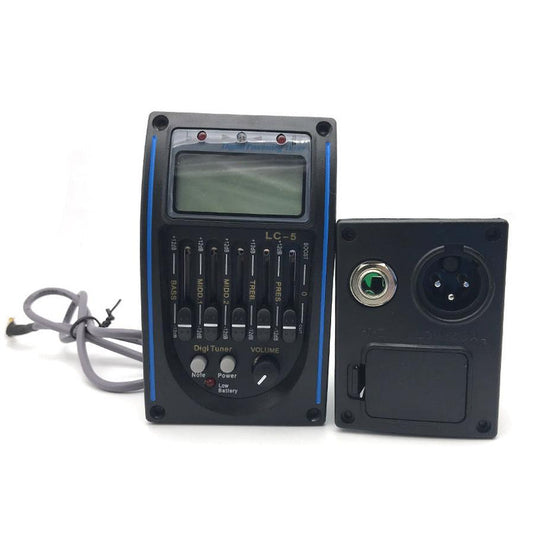 JMT-029578 LC-5 Acoustic Guitar Pickup with 5-Segment EQ and Microphone for Enhanced Sound Quality