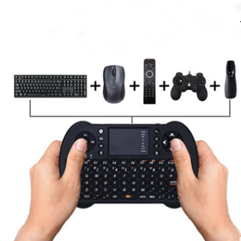 JMT-029898 Wireless QWERTY Keyboard with Integrated Air Mouse Functionality