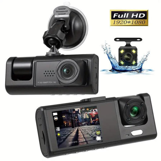 JMT-030474 Three-Lens Night Vision Vehicle Data Recorder for Enhanced Driving Safety
