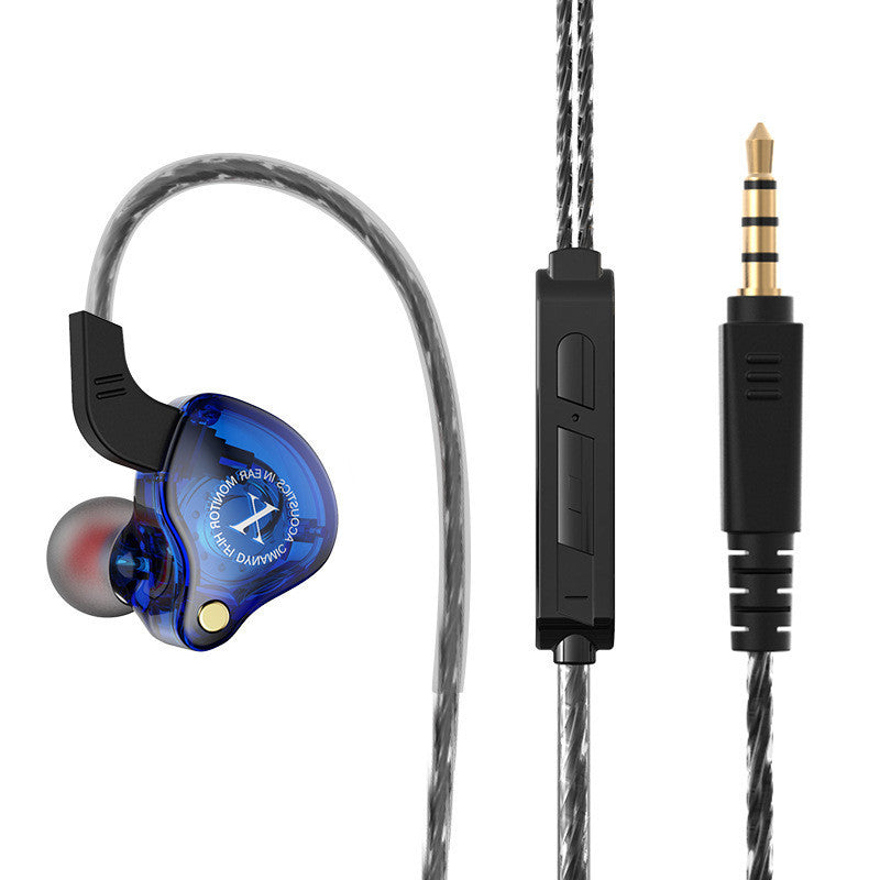 JMT-030538 X2 In-Ear Wired Headphones with Microphone and Subwoofer for Mobile Devices
