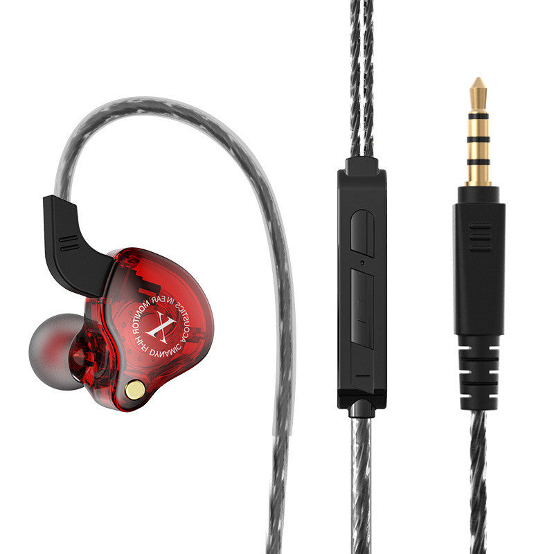 JMT-030538 X2 In-Ear Wired Headphones with Microphone and Subwoofer for Mobile Devices