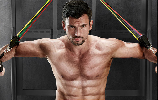 JMT-030794 Versatile Resistance Band Training Set for Full-Body Workouts