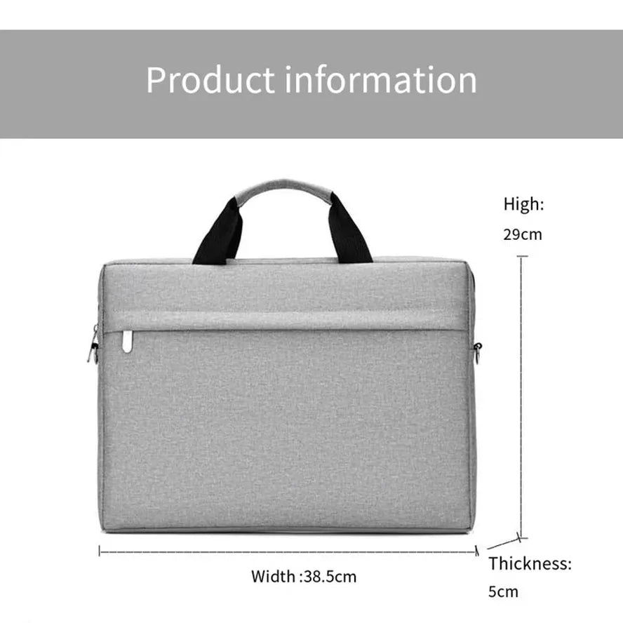 JMT-031114 Stylish Custom Briefcase for Laptop and Office Use with Zipper Closure