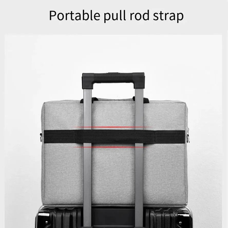 JMT-031114 Stylish Custom Briefcase for Laptop and Office Use with Zipper Closure