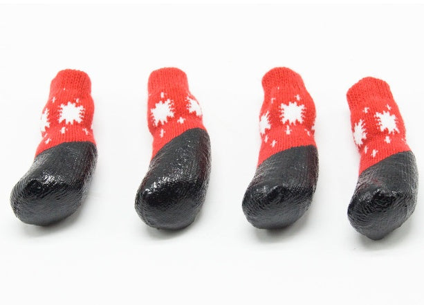 JMT-031178 Classic Waterproof Socks for Pets - Comfortable Cotton Material for All-Day Protection