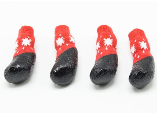 JMT-031178 Classic Waterproof Socks for Pets - Comfortable Cotton Material for All-Day Protection