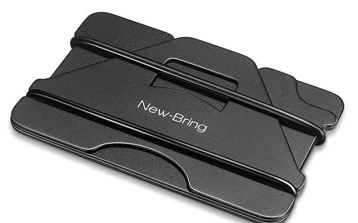 JMT-031242 Aviation Aluminum Alloy Card Holder with Silicone Lining - Compact and Stylish Design