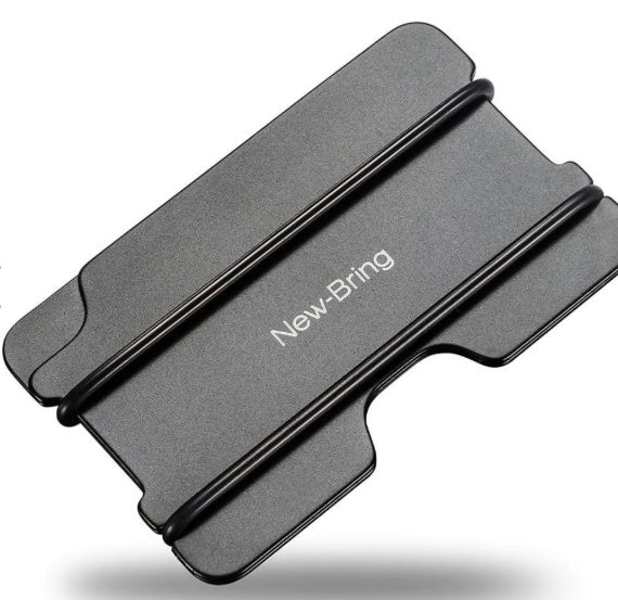 JMT-031242 Aviation Aluminum Alloy Card Holder with Silicone Lining - Compact and Stylish Design