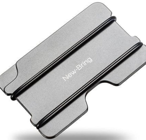JMT-031242 Aviation Aluminum Alloy Card Holder with Silicone Lining - Compact and Stylish Design