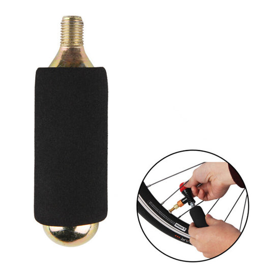 JMT-031626 Universal Inflatable Cylinder with Protective Sponge Cover for Bicycles