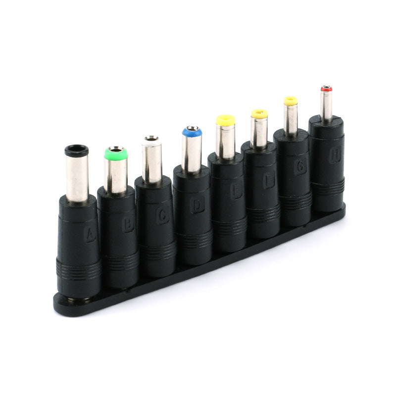 JMT-031882 Universal DC Adapter with 8 Laptop Plugs, Model 5.5*2.1mm, Rated Current 16A