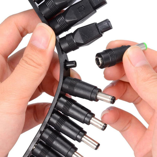 JMT-031882 Universal DC Adapter with 8 Laptop Plugs, Model 5.5*2.1mm, Rated Current 16A