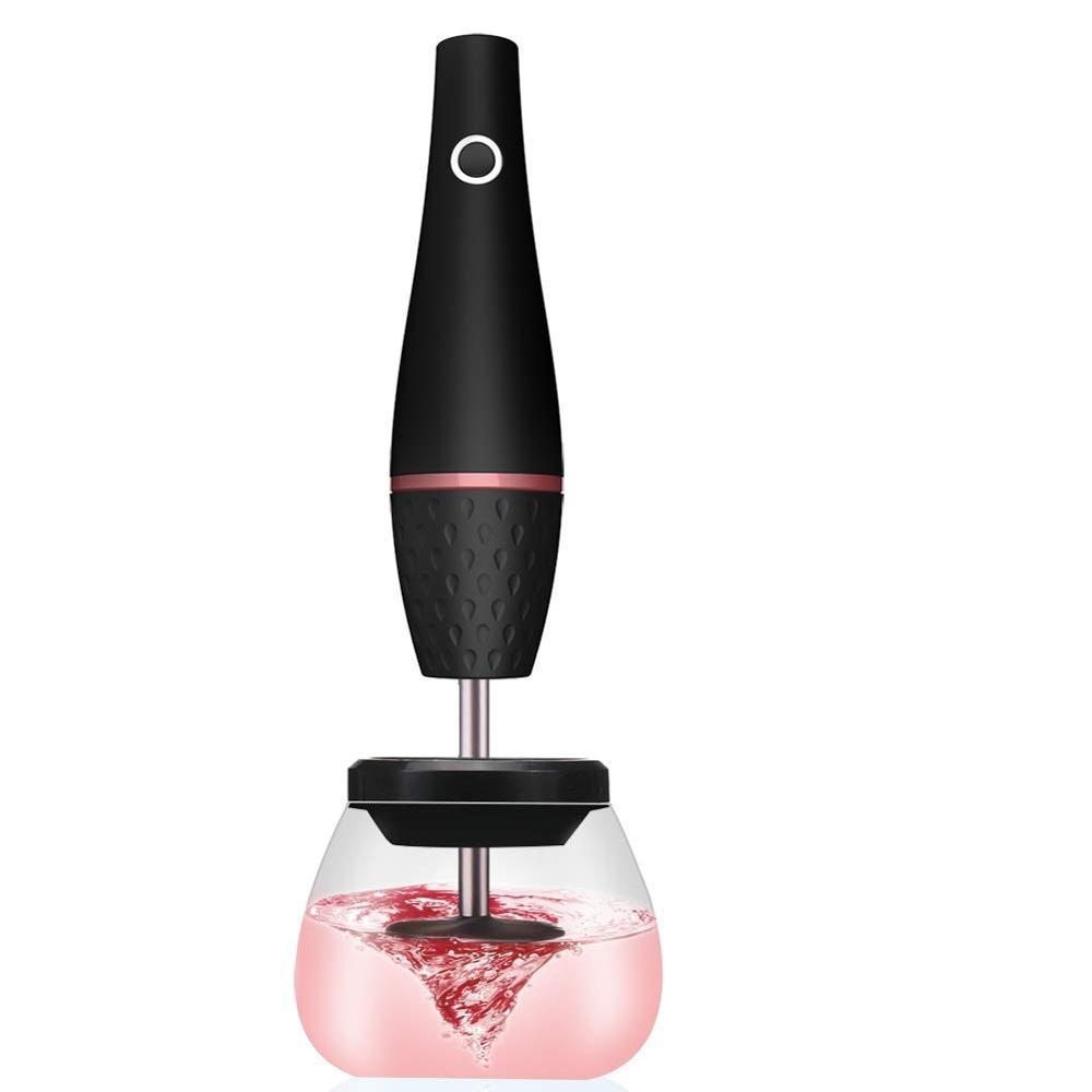 JMT-032138 Electric Makeup Brush Cleaner - Rechargeable ABS Body in Black