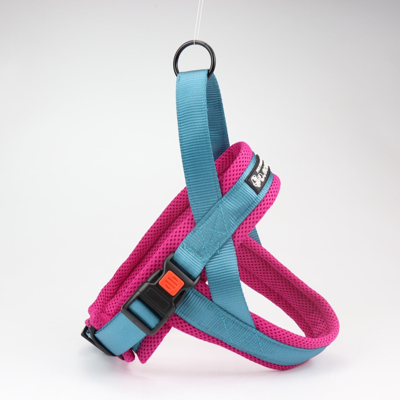 JMT-032522 Nylon Chest and Back Harness for Dogs with Adjustable Leash, Multiple Sizes Available