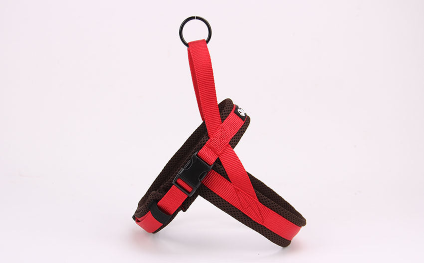 JMT-032522 Nylon Chest and Back Harness for Dogs with Adjustable Leash, Multiple Sizes Available