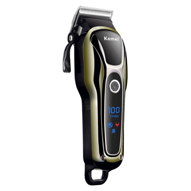 JMT-032842 Rechargeable Hair Clipper with LCD Display and Adjustable Blade Length