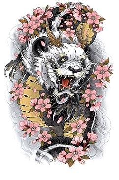 JMT-033162 Tattoo Decals for Men - 6 Piece Set, Fit All Skin Types, 148x210mm