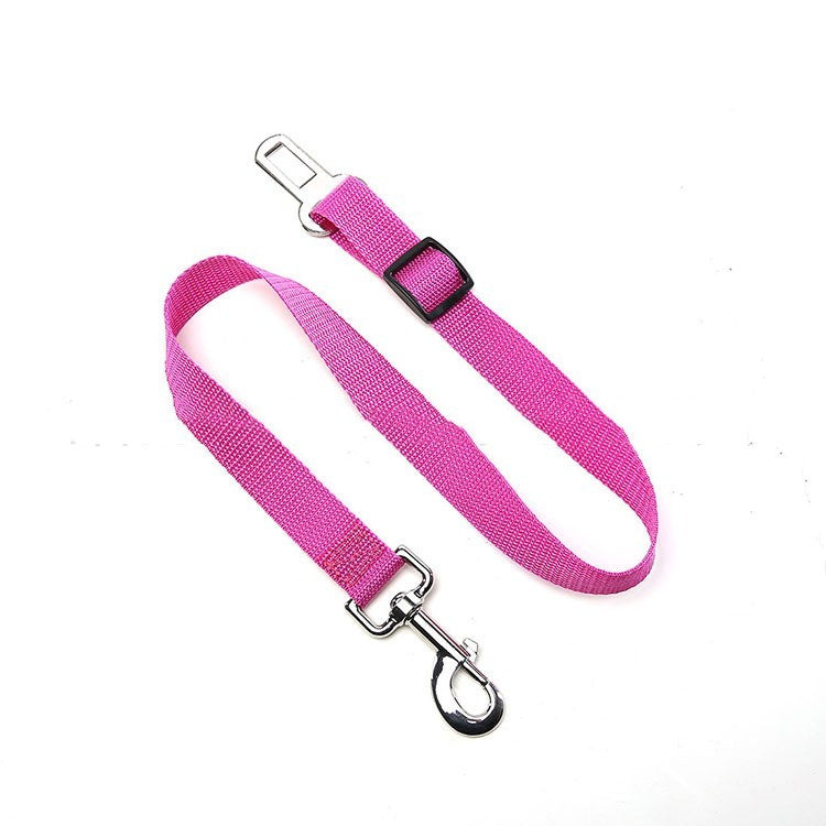JMT-033354 Retractable Car Safety Belt for Pets - Adjustable 50cm to 70cm, Various Colors Available