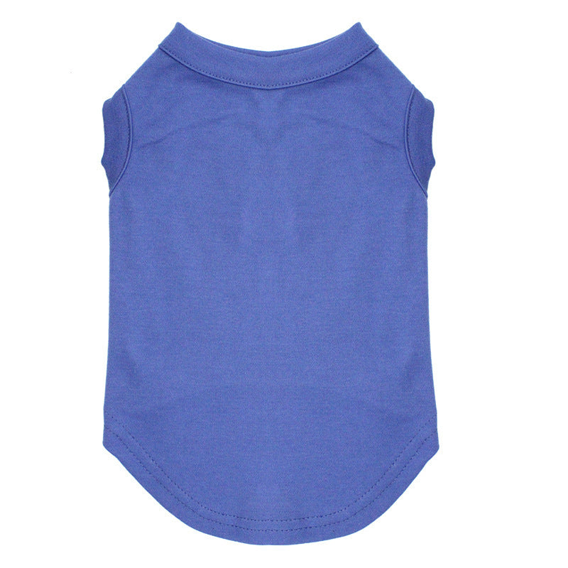 JMT-033482 Autumn Cotton Casual T-Shirt for Dogs - Comfortable Pet Vest Available in Various Sizes