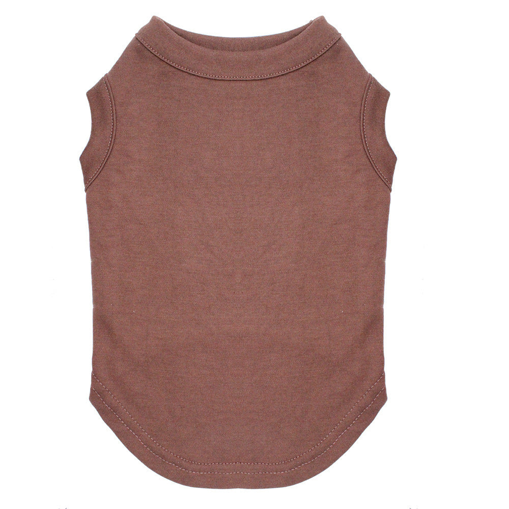 JMT-033482 Autumn Cotton Casual T-Shirt for Dogs - Comfortable Pet Vest Available in Various Sizes