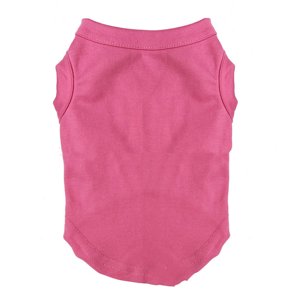 JMT-033482 Autumn Cotton Casual T-Shirt for Dogs - Comfortable Pet Vest Available in Various Sizes