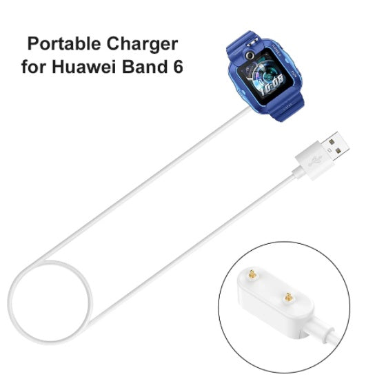 JMT-033546 Magnetic Charging Cable for Honor Watch ES, Huawei Watch Fit, and Huawei Children's Watch 4X - 1 Meter Length