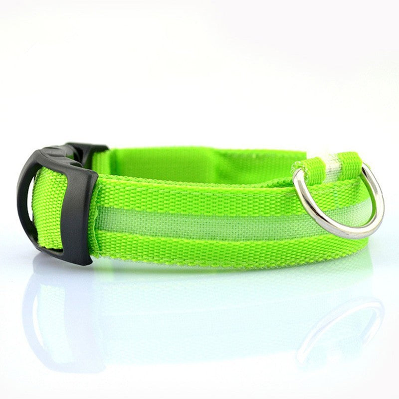 JMT-033674 LED Pet Safety Collar in Multiple Sizes - Adjustable Fit for Dogs and Cats