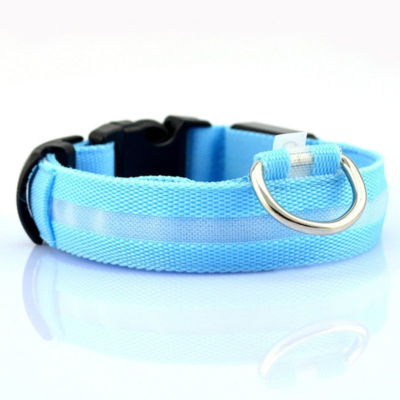 JMT-033674 LED Pet Safety Collar in Multiple Sizes - Adjustable Fit for Dogs and Cats