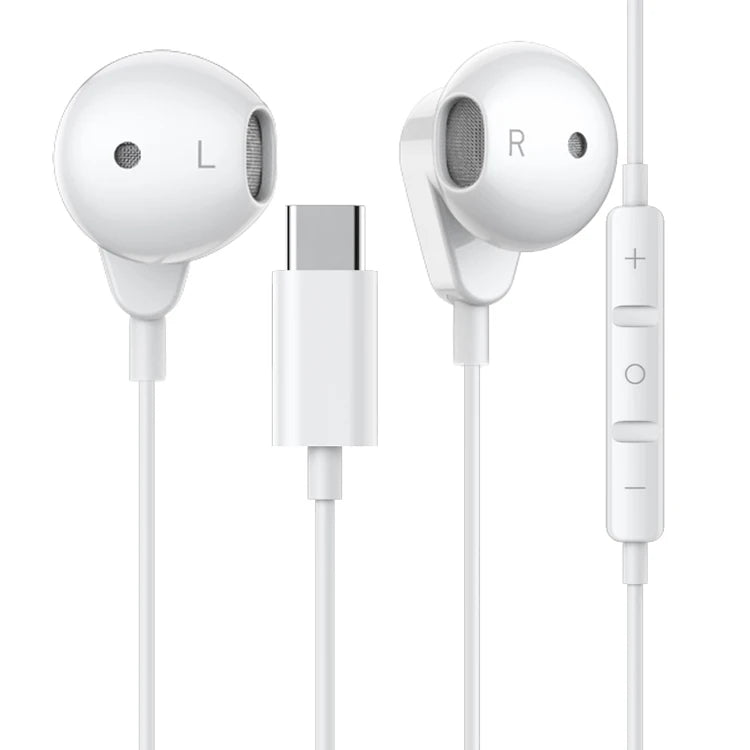 JMT-033674 USB-C Wired Earphones with Microphone Compatible with iPhone 15