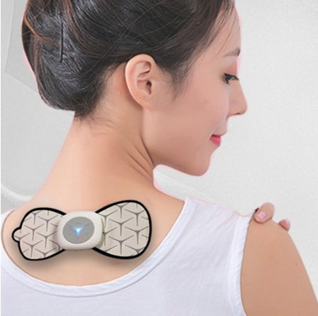 JMT-033930 Mini USB Electric Massage Pad with 6 Modes and 15 Intensity Levels for Full Body Muscle Relaxation