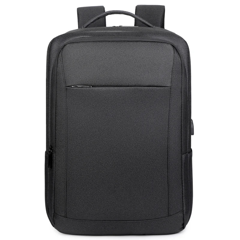 JMT-034186 Waterproof Unisex Business Backpack with USB Port and Character Pattern for Men’s Laptops and Notebooks