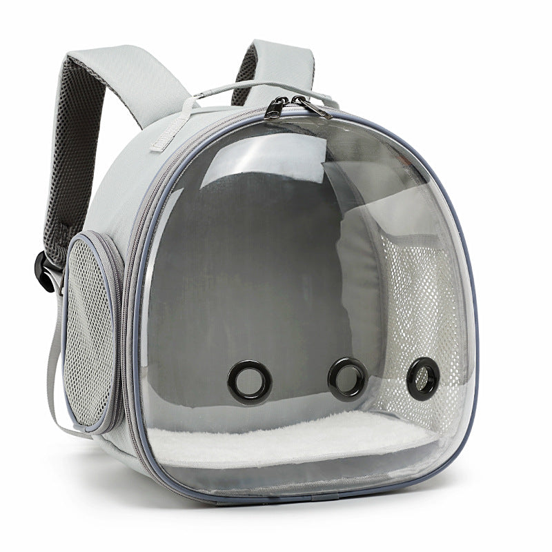JMT-034250 Transparent Pet Backpack Carrier for Small Animals - Ideal for Hamsters, Guinea Pigs, Rabbit, and Ferrets