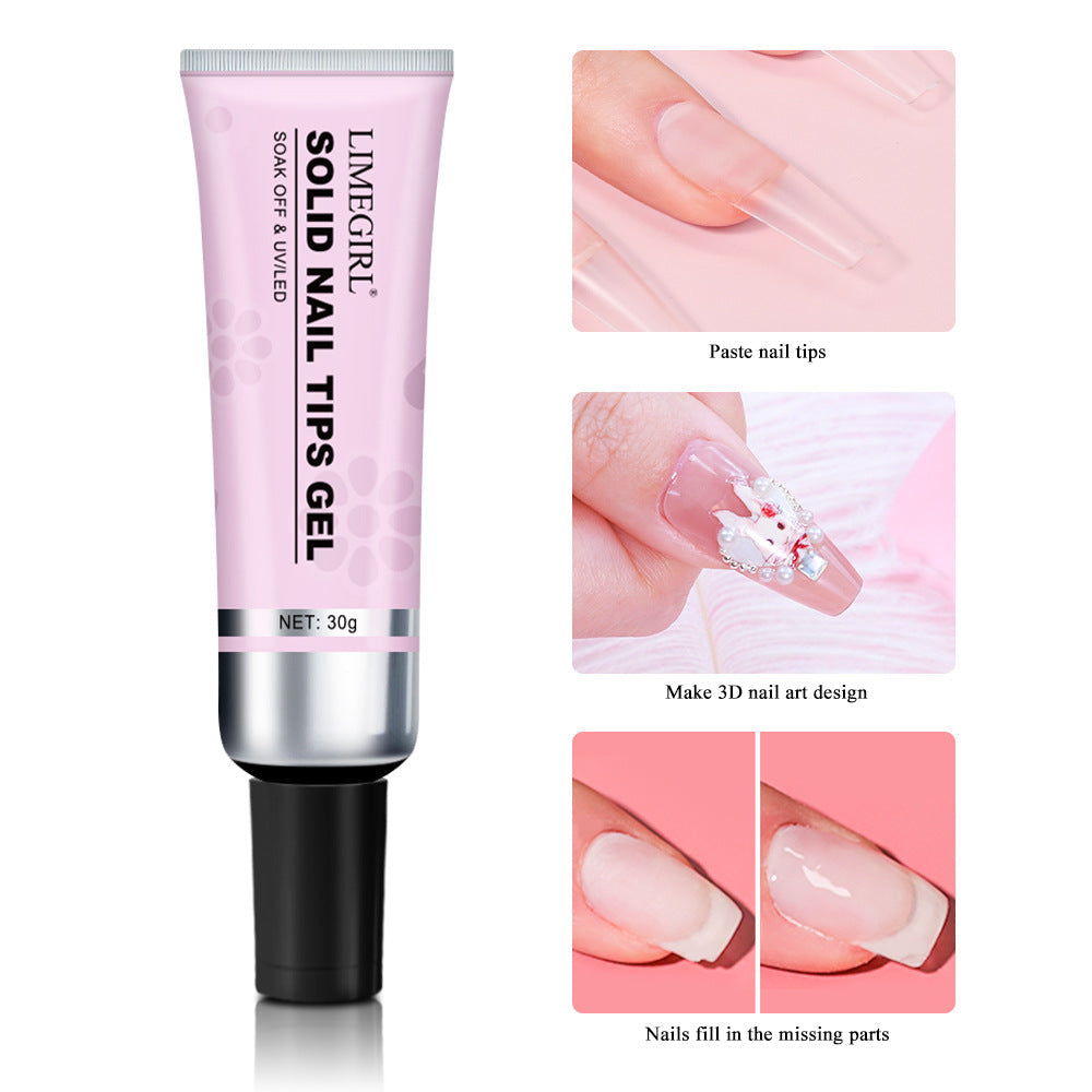 JMT-034314 Solid State Nail Glue with Nail Polish Remover, 60ml Capacity