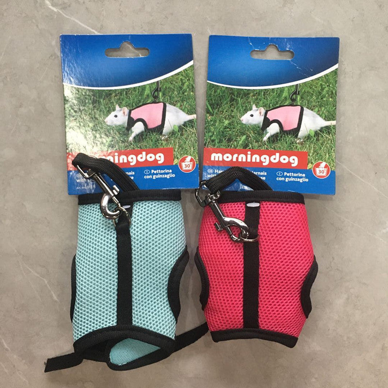 JMT-034506 Adjustable Nylon Bunny Leash with Soft Padding and Elastic Traction Belt