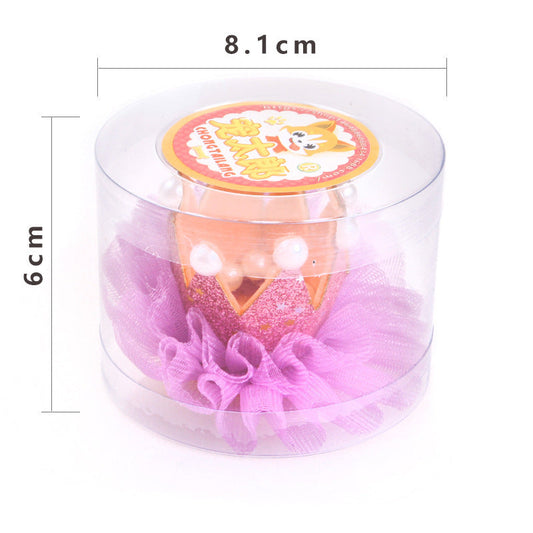 JMT-034634 Fairy Pet Hat - Versatile Accessory with Golden, Purple, Silver, and Red Crowns for All Seasons