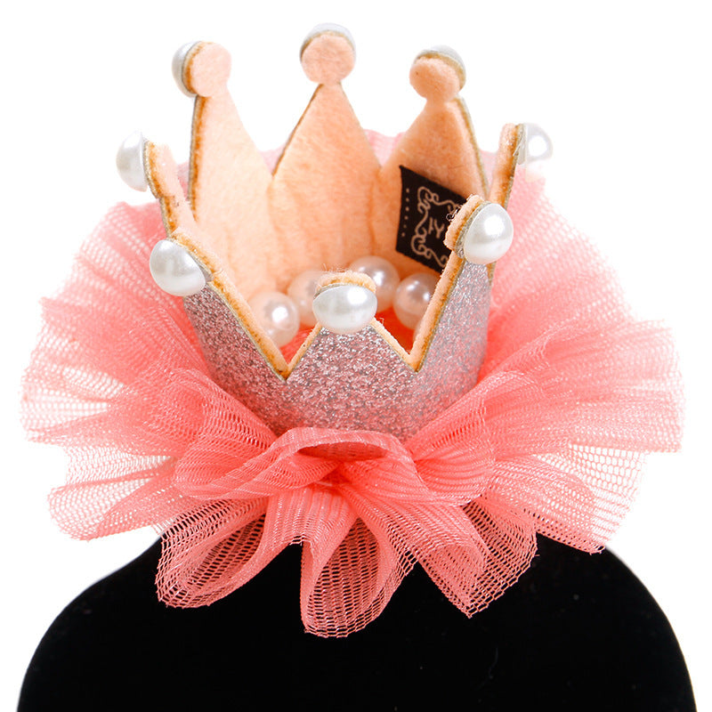 JMT-034634 Fairy Pet Hat - Versatile Accessory with Golden, Purple, Silver, and Red Crowns for All Seasons