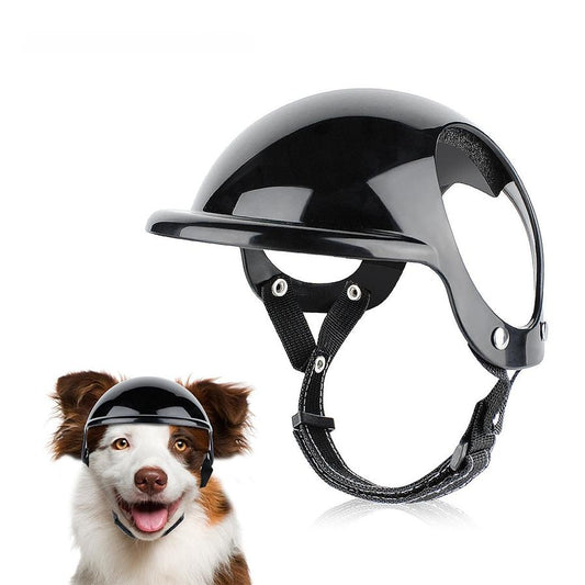 JMT-034826 Dog and Cat Motorcycle Safety Helmet in Black and Pink - Various Sizes Available
