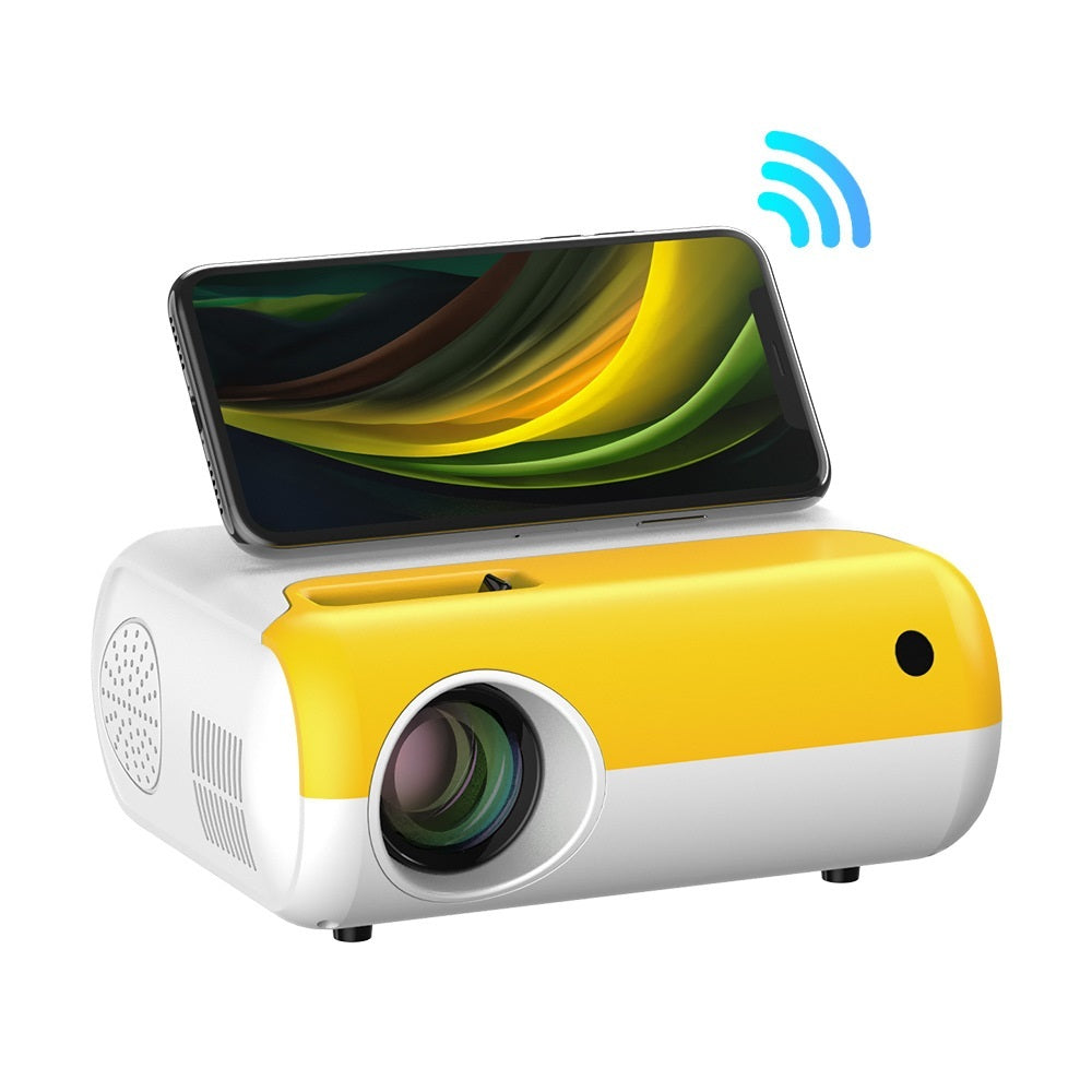 JMT-035338 Children's Multifunctional HD Projector with 1080P Support, Manual Focus, and Wireless Functionality