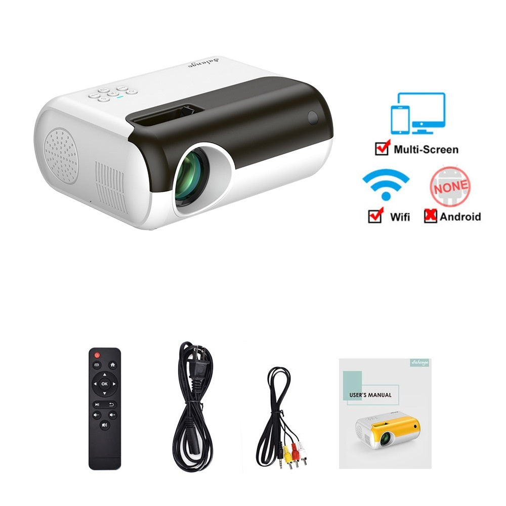 JMT-035338 Children's Multifunctional HD Projector with 1080P Support, Manual Focus, and Wireless Functionality