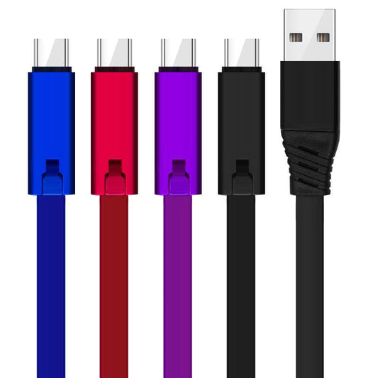 JMT-035338 Universal Type-C Mobile Phone Charging Cable - Fast Charge in Multiple Colors