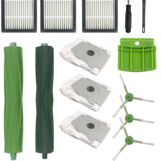 JMT-035466 i7 Sweeping Robot Accessories - Main Brush, Side Brush, Filter, and Dust Collection Bags