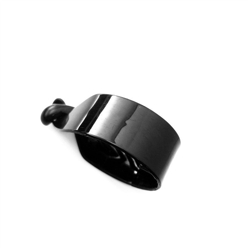 JMT-035850 Twist Hair Clips and Ponytail Claw Clips in Black - 2CM Wide Plastic Design