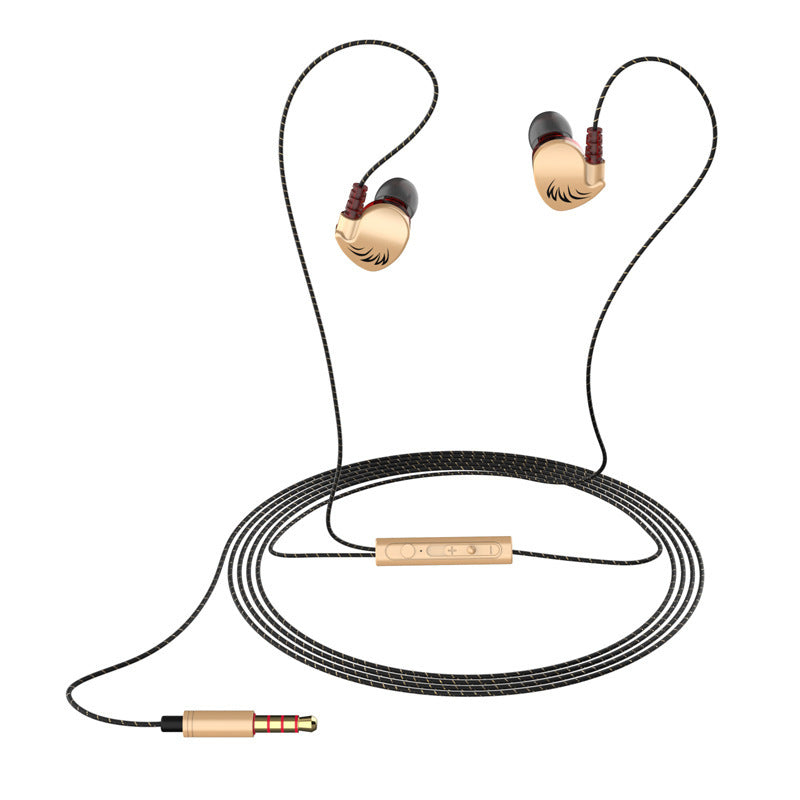 JMT-035978 Heavy Bass In-Ear Sports Headphones with Microphone - Wired, 3.5mm Plug, Silicone Earplugs, 20-20000 Hz Frequency Range