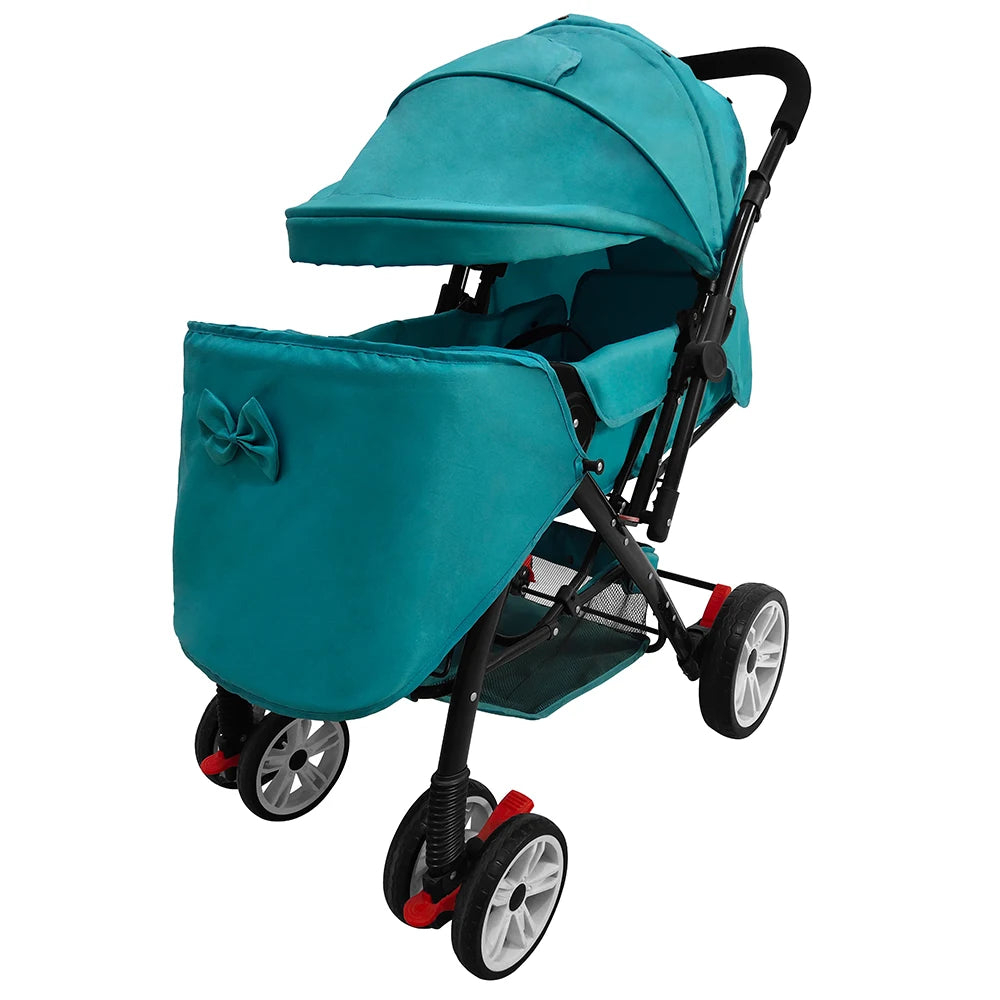 JMT-036170 Reversible Push Umbrella Stroller with Foldable Design and Dinner Plate Attachment