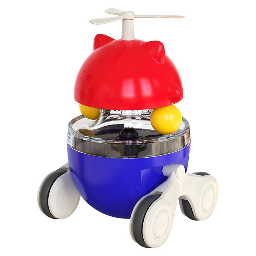 JMT-036298 Interactive Cat Toy Turntable with Food Dispensing Ball - Multiple Colors Available