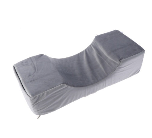 JMT-036426 Eyelash Extension Massage Pillow with Plush Cover and High Elastic Sponge, 50x20x13 cm