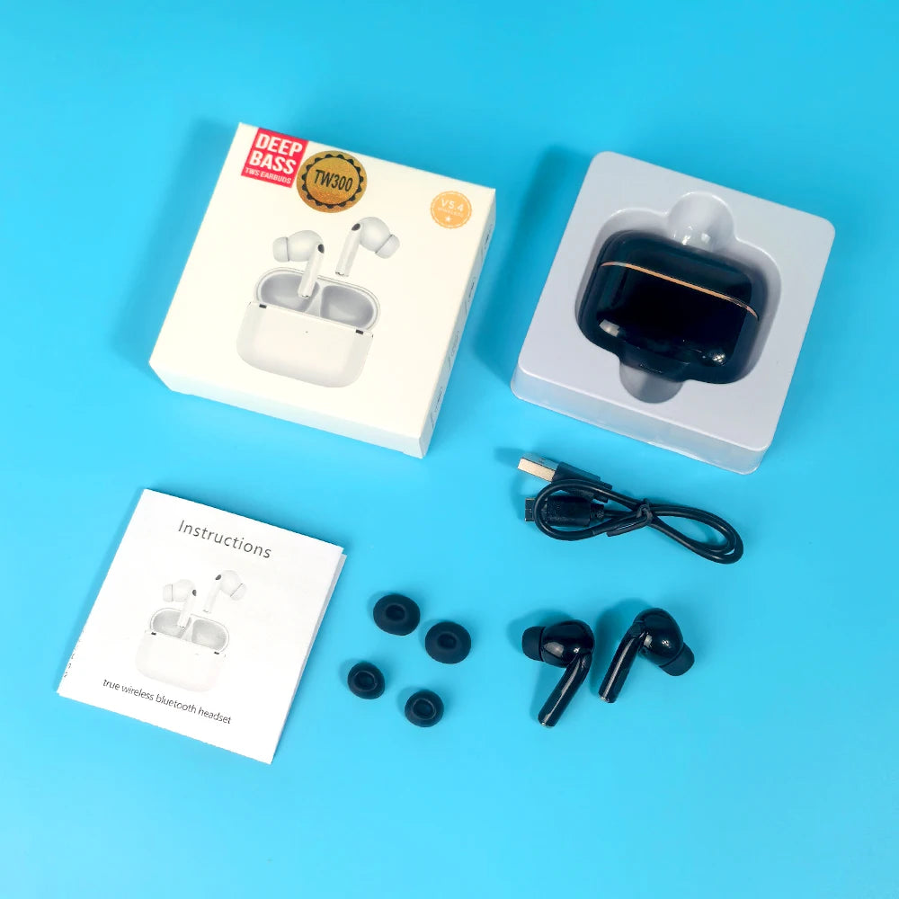 JMT-036490 Wireless Bluetooth True Wireless Earbuds with Touch Control and Built-in Microphone