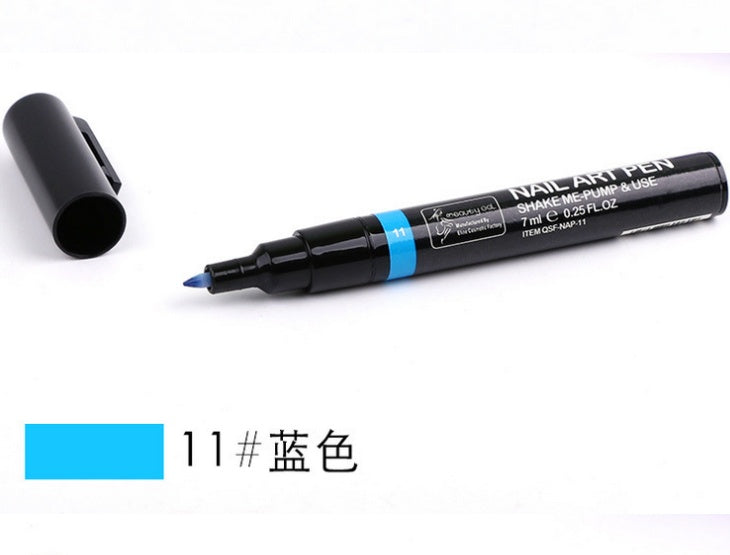 JMT-036618 Nail Painting Pen - 7ml with 16 Color Options, Easy Apply for Creative Nail Art