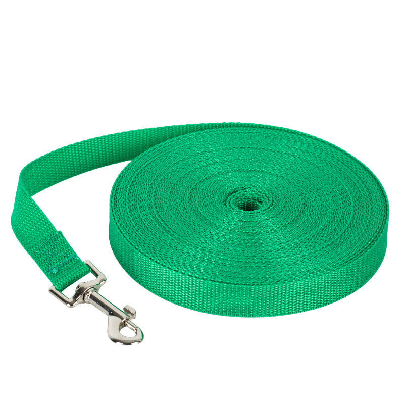 JMT-036810 Colorful Nylon Long Rope Pet Leash - 1.5M, 1.8M, 3M Options Available
